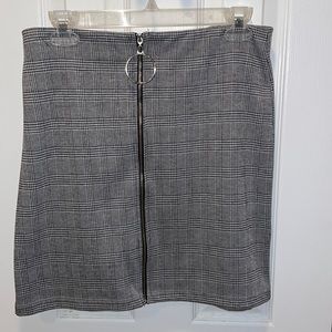 Plaid Mini Skirt